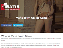 Tablet Screenshot of mafiatown.com